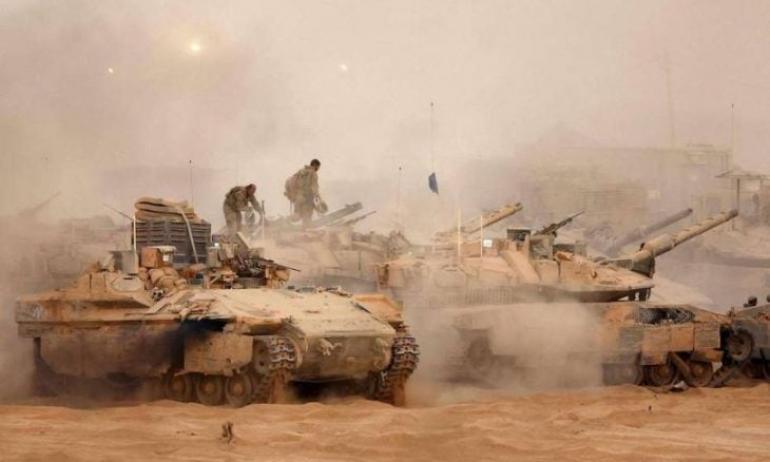 جيش الاحتلال الإسرائيلي يحذر الفلسطينيين من الاقتراب من قواته بغزة