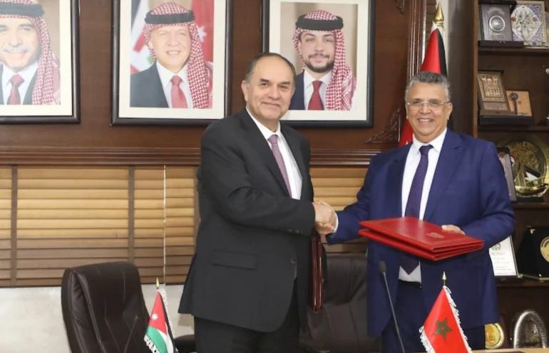 تعزيز التعاون الثنائي في المجالين القضائي والقانوني بين المغرب و الأردن 
