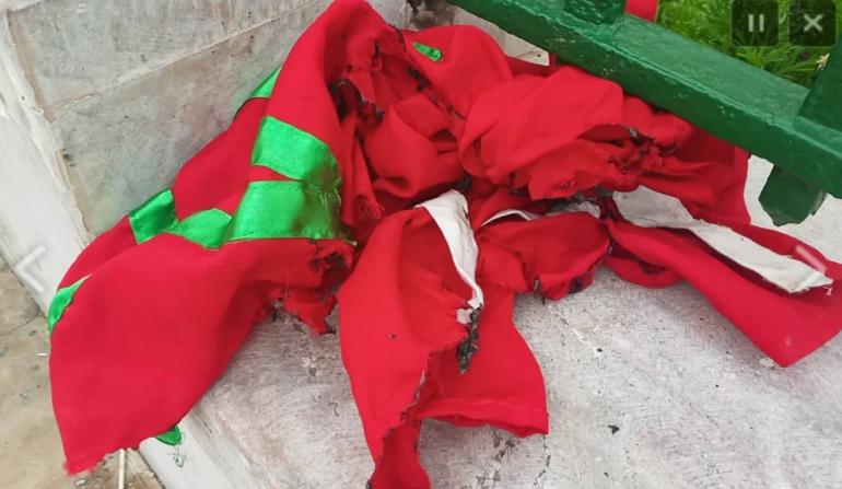 ستة أشهر حبسا لشاب أضرم النار في العلم الوطني بتزنيت
