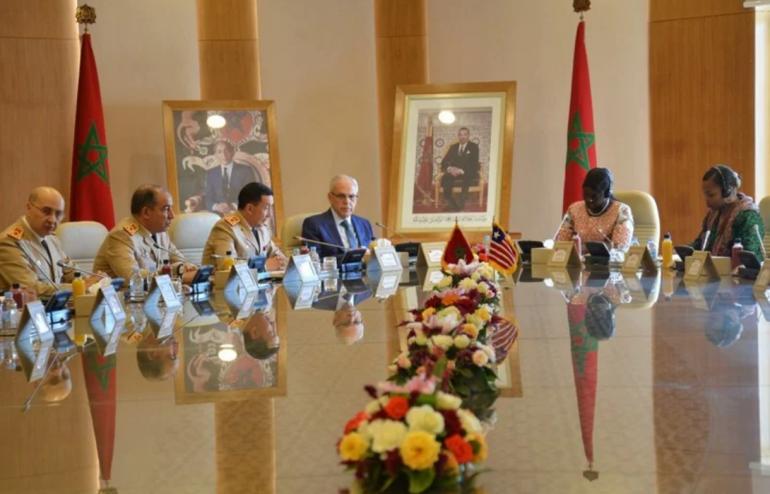 عبد اللطيف لوديي يستقبل وزيرة الدفاع الليبيرية
