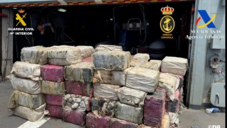 تعاون أمني مغربي-إسباني يمكن من حجز حوالي ثلاثة آلاف كيلوغرام من الكوكايين
