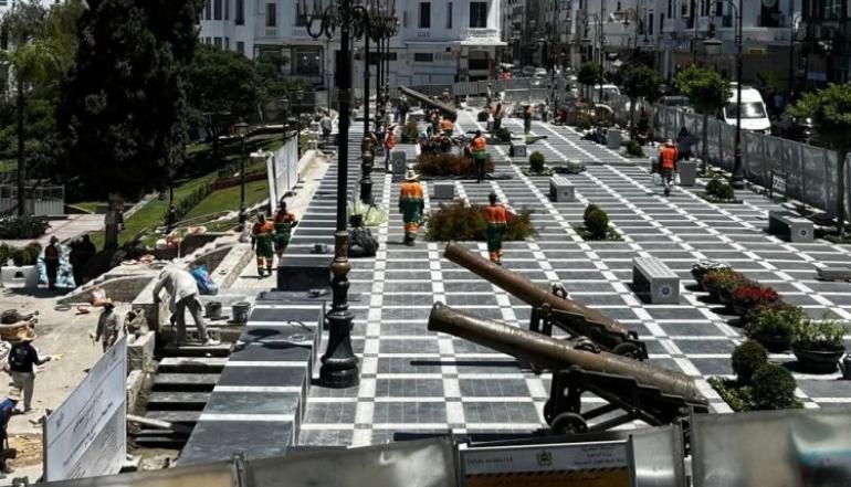 افتتاح سور المعكازين بطنجة بعد تدخل سلطات الولاية