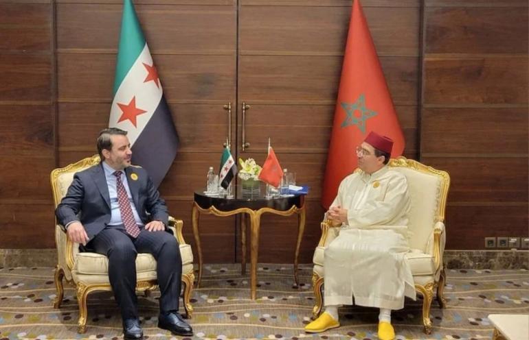 إعادة فتح سفارة المملكة المغربية بدمشق واستئناف العمل بمختلف مصالحها الإدارية بها