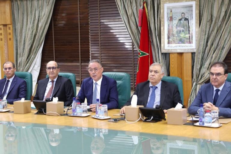 اجتماع بمقر وزارة الداخلية يتتبع مشاريع 